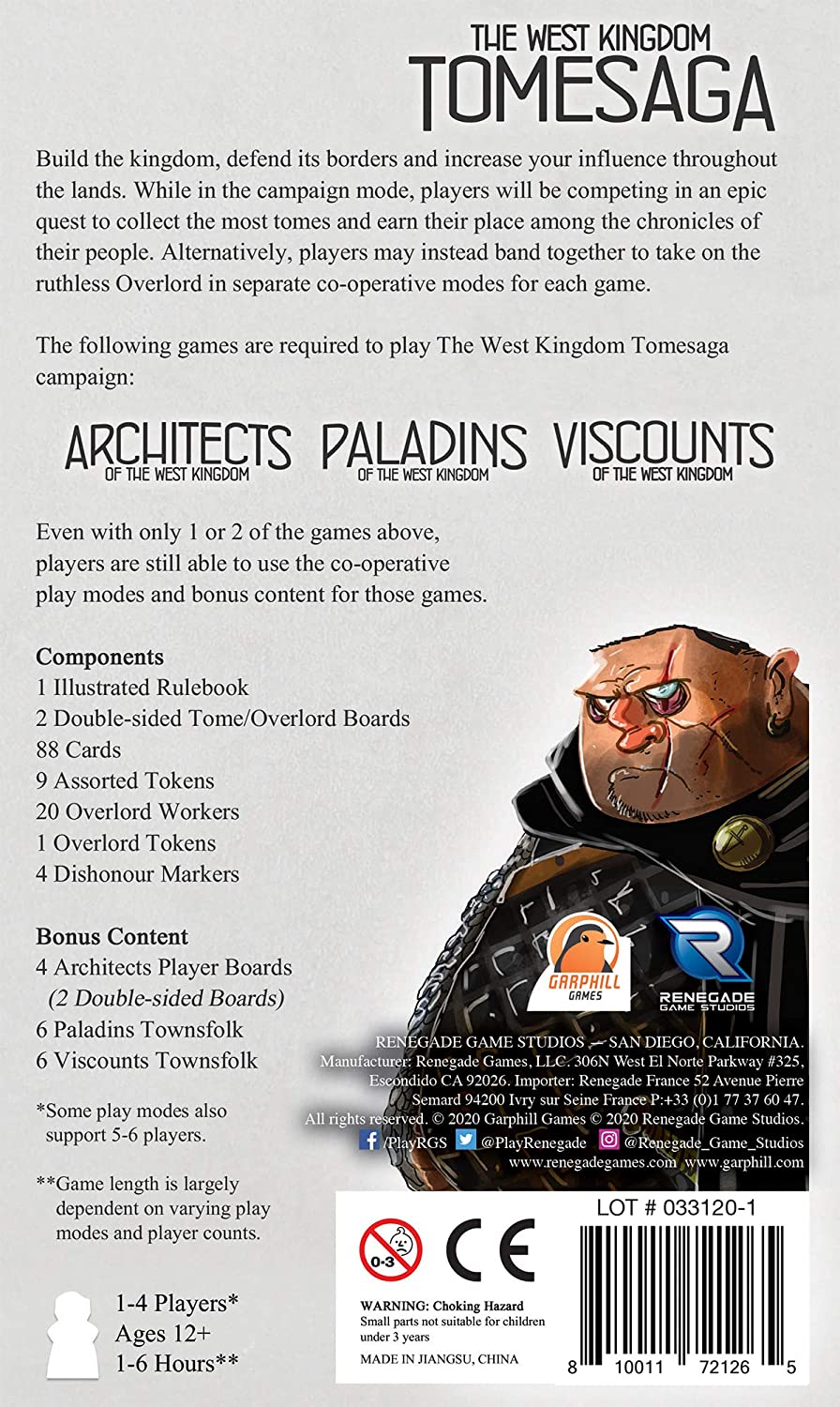 The West Kingdom : Tomesaga Expansion